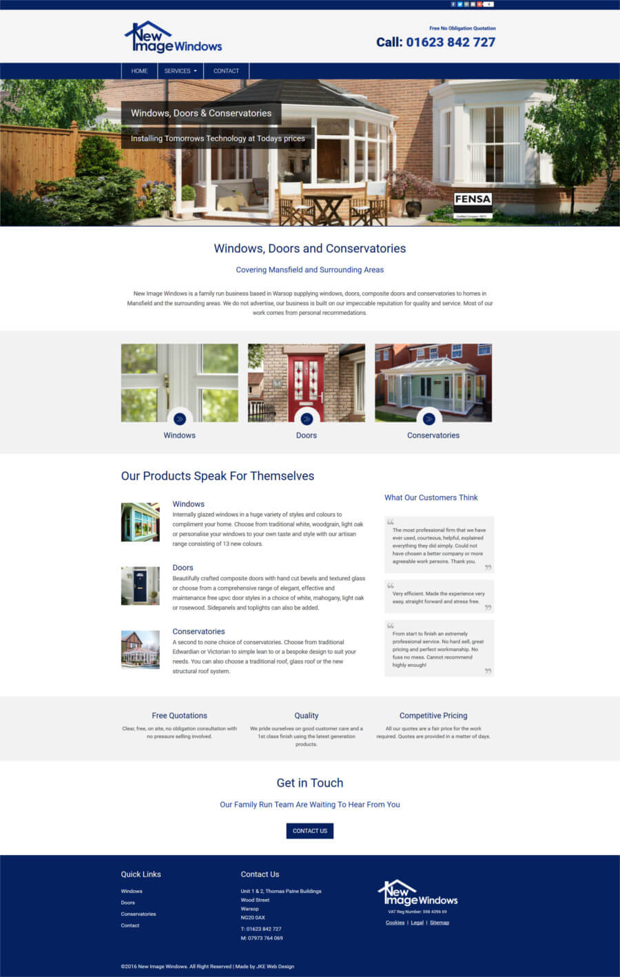 New Image Windows website